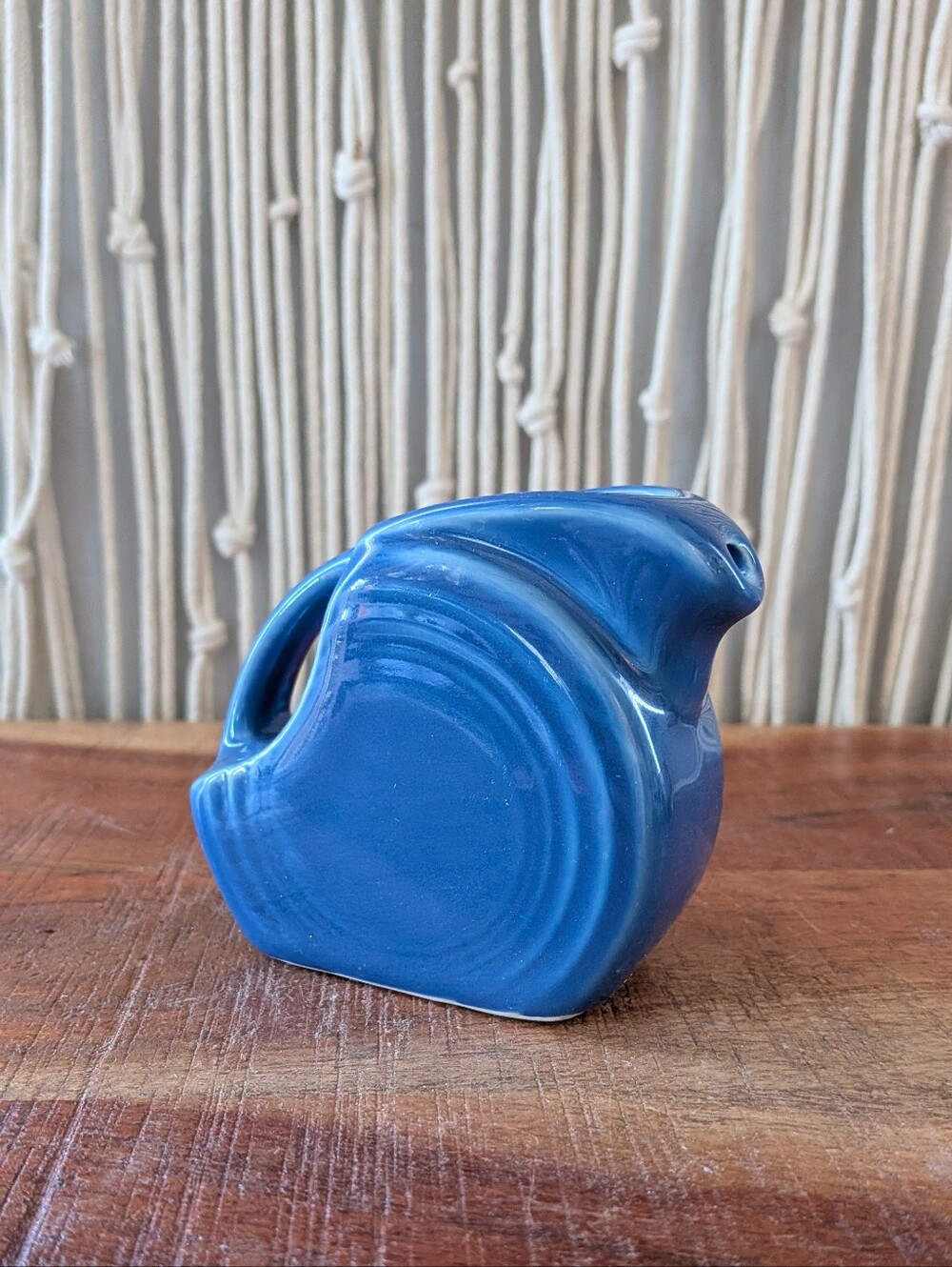 Fiesta 5oz Lapis Mini Disc Pitcher Blue